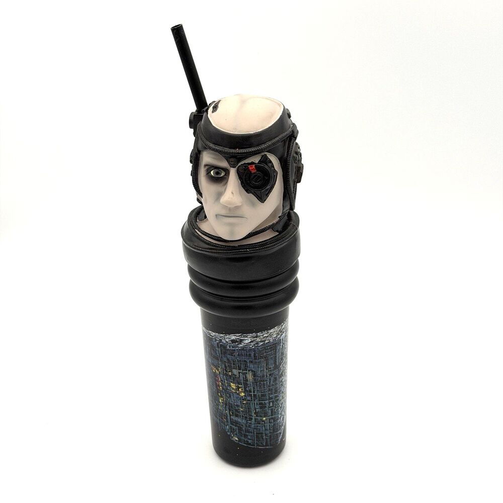 Vintage 1997 Star Trek First Contact Borg Cup & Topper Collectible